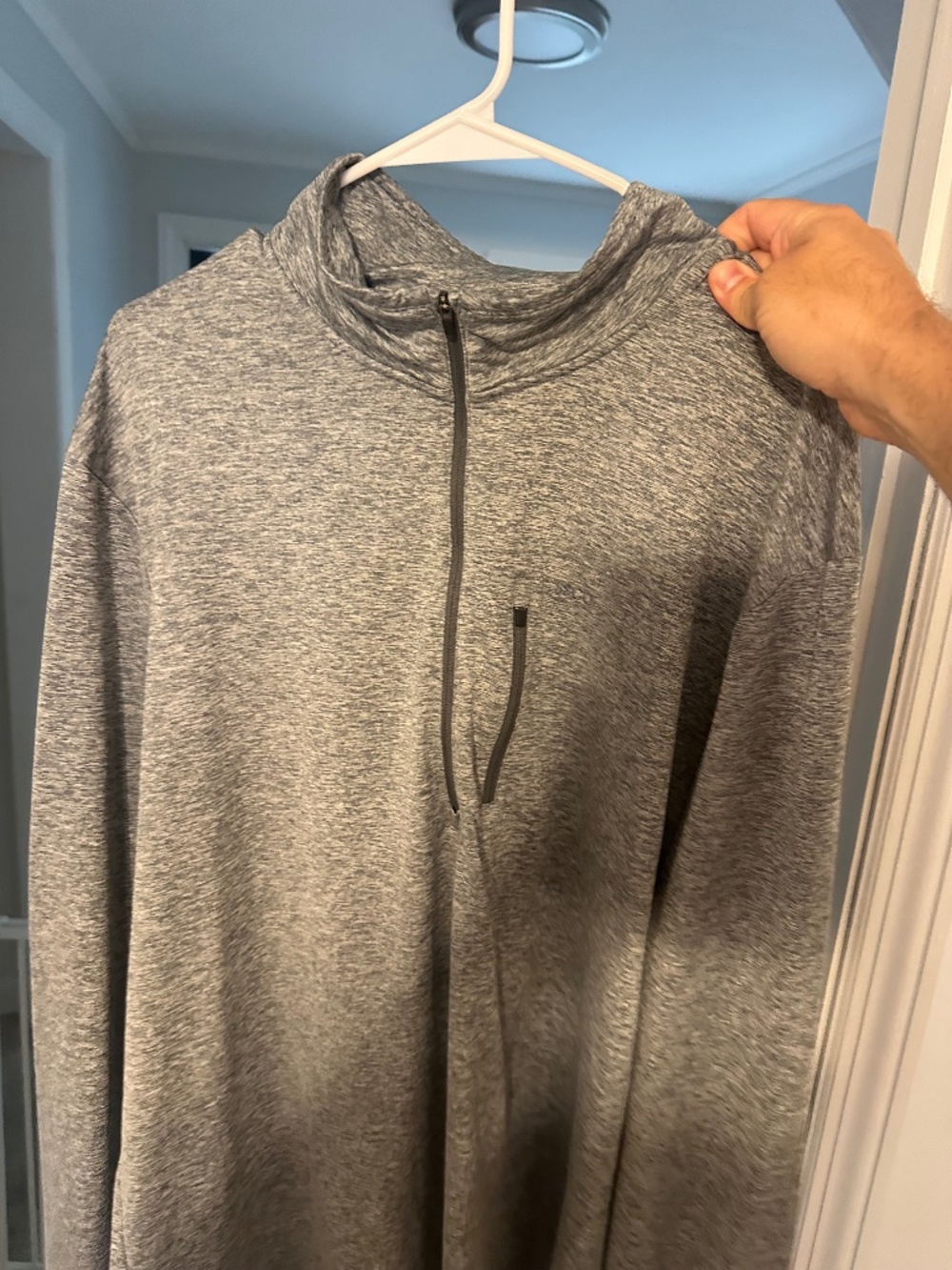 Southern Shirt Co (SSCO) gray quarter zip 2xl